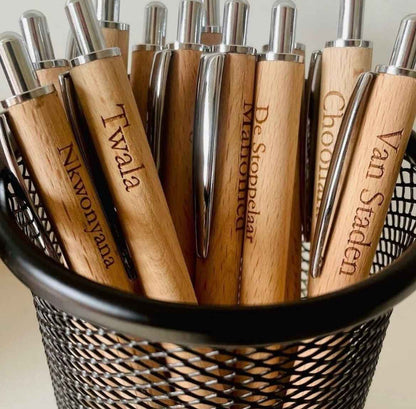 Personalised Bamboo Pens