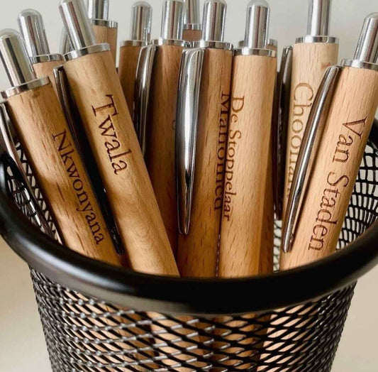 Personalised Bamboo Pens