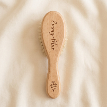 Personalised Wooden Baby Brush