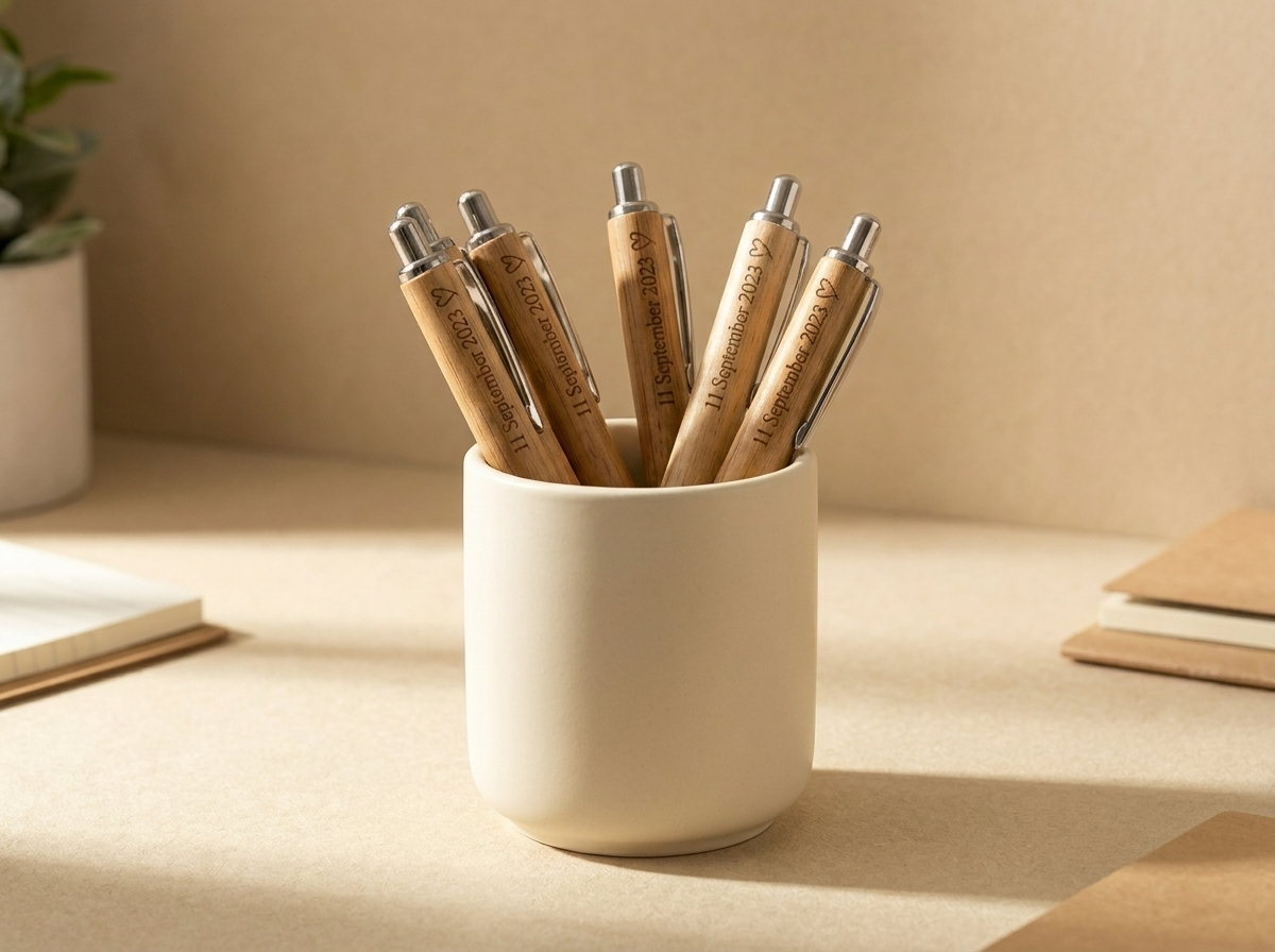 Personalised Bamboo Pens