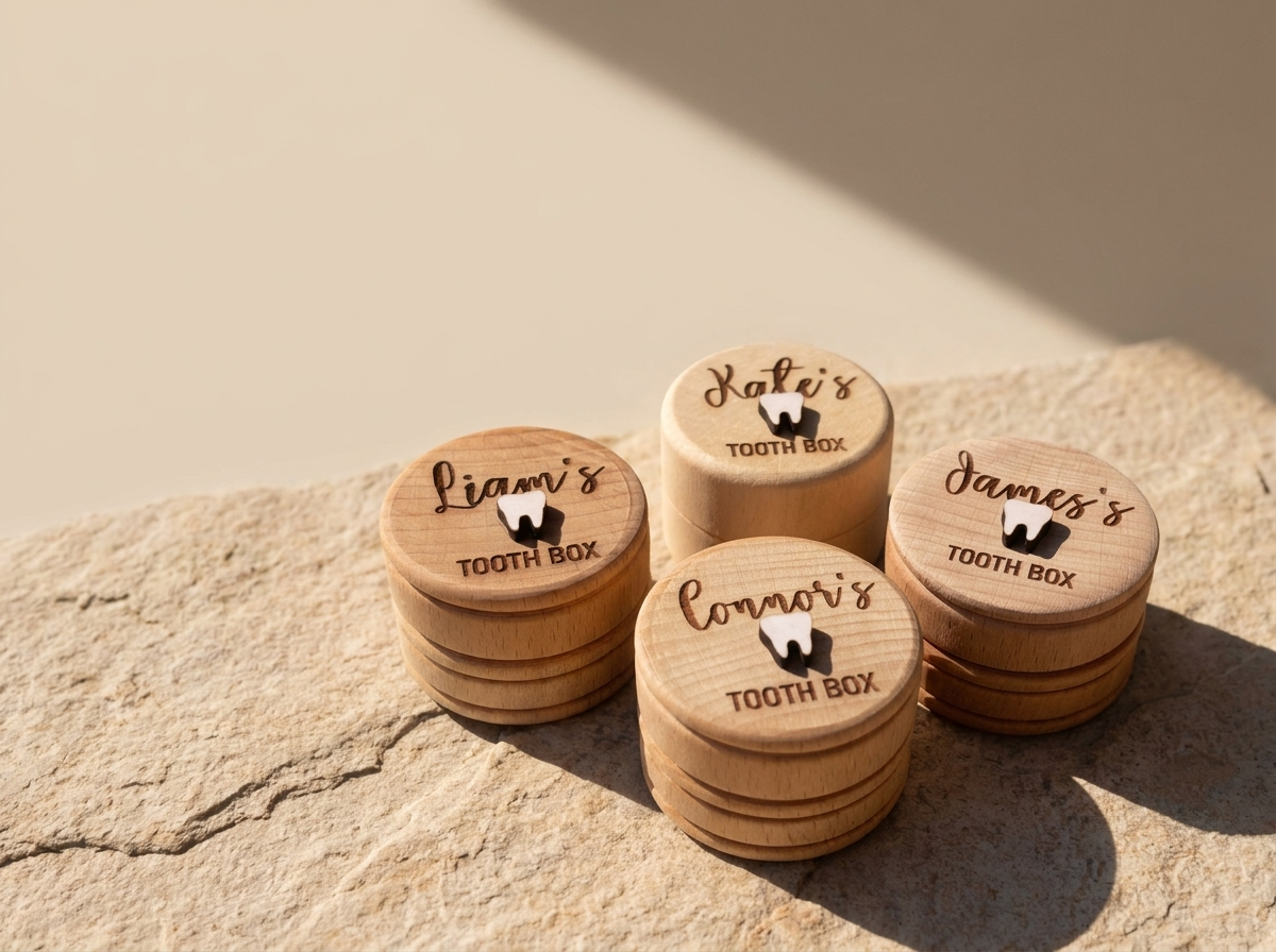 Personalised Tooth Keepsake Box - Uncharted Laser