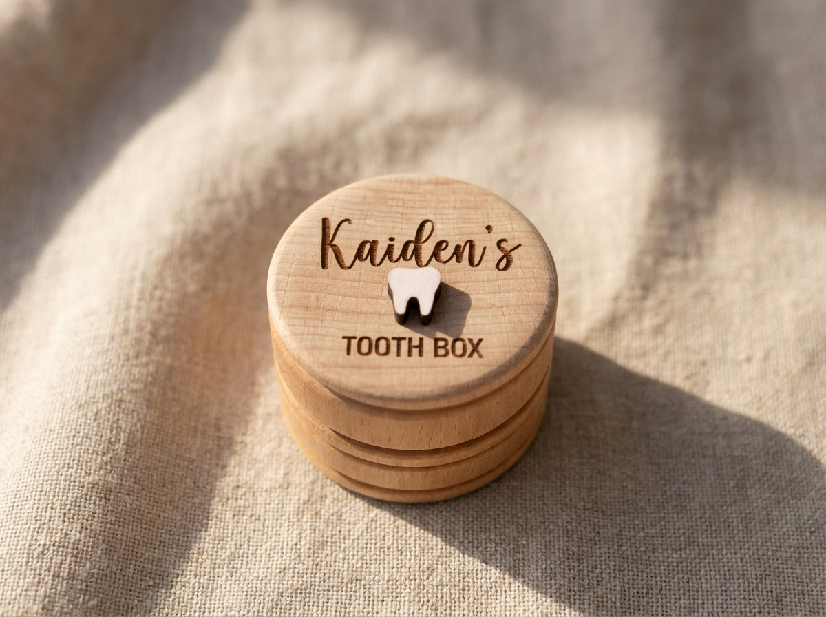 Personalised Tooth Keepsake Box - Uncharted Laser