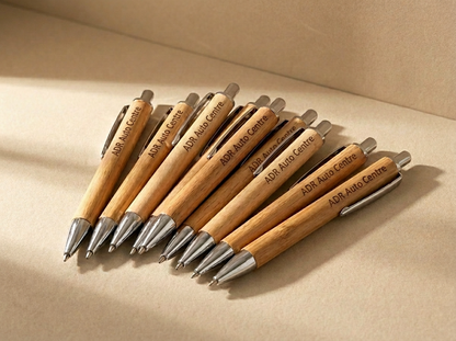 Personalised Bamboo Pens - Uncharted Laser